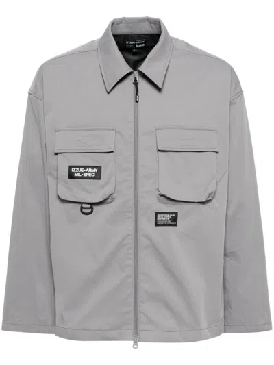 Izzue Zip-up Jacket In Grey