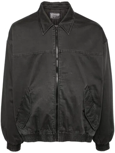 Izzue Zip-up Jacket In Grey