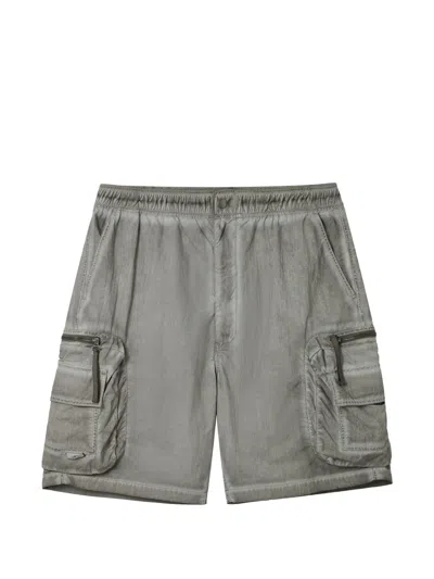 Izzue Zip-pocket Cargo Shorts In Green