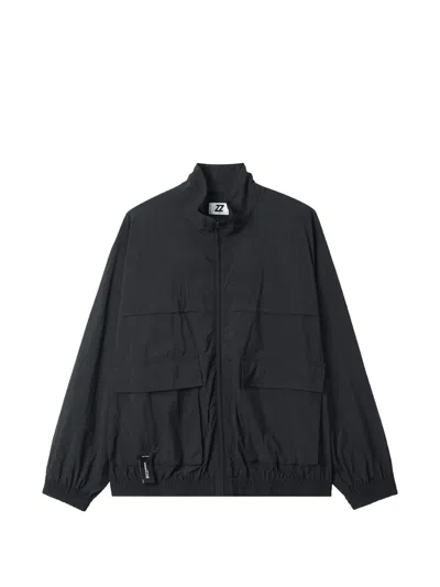 Izzue Zip-up Jacket In Black