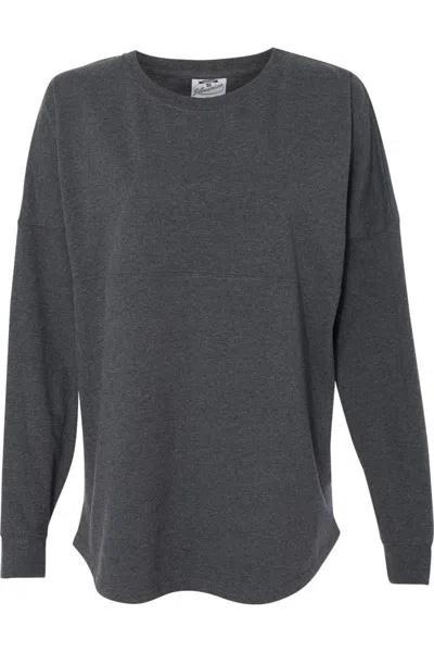 J America Unisex Game Day Jersey Long Sleeve T-shirt In Gray