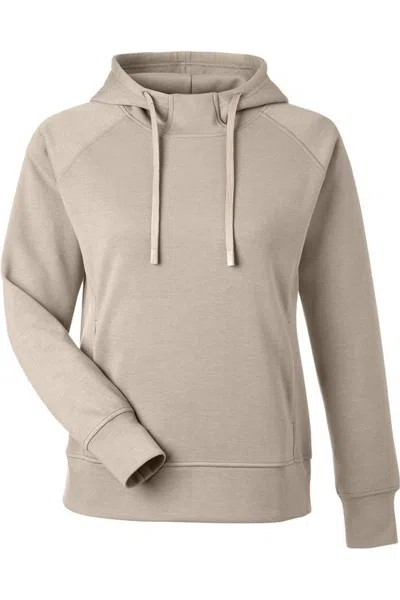 J America Women's Apex Fleece Hooded Sweatshirt In Neutral