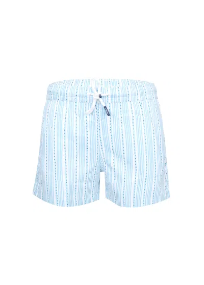 J & Josh Boy Swim Short Stripe Blue