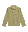 J & Josh Cotton Long-sleeve Shirt In Green