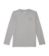 J & Josh Embroidered Long-sleeve T-shirt In Gray