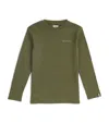 J & Josh Embroidered Long-sleeve T-shirt In Green