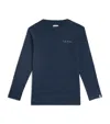 J & Josh Embroidered Long-sleeve T-shirt In Navy