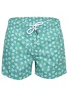 J & Josh Men Men Swim Short Sage Green Puffer Fish