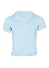 J & Josh Terry Cotton Polo Shirt Light Blue