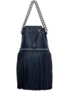 J & M Davidson Carnival Fringed Studded Bucket Bag