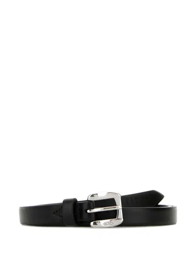 J & M DAVIDSON LEATHER BUCKLE BELT