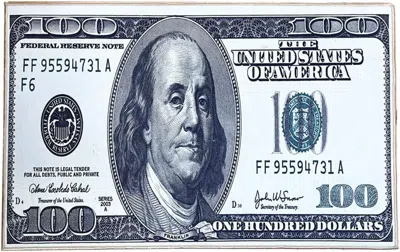 J&v Textiles 100 Dollar Bill Area Rug Mat (22" X 53") (2 Designs)