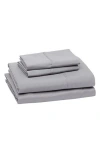 J&v Textiles J And V Textiles 1000 Thread Count Luxe Egyptian Cotton Sheet Set In Gray