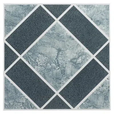 J&v Textiles 12" X 12" X 0.6mm Vinyl Tile In Semi-gloss