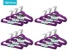 J&v Textiles 120 Pack - Premium Velvet Non-slip Hanger With 360 Degree Rotatable Hook