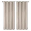J&v Textiles 2 Pack - 55'' X 84'' Solid Thermal Blackout Panels (19 Colors)