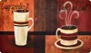 J&v Textiles 2-pack Premium Comfort Kitchen Mats (cafe Moderno Dahlia)