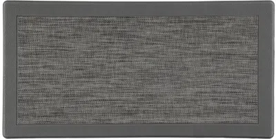 J&v Textiles 20" X 39" Hillside Oversized Anti-fatigue Kitchen Mat In Gray