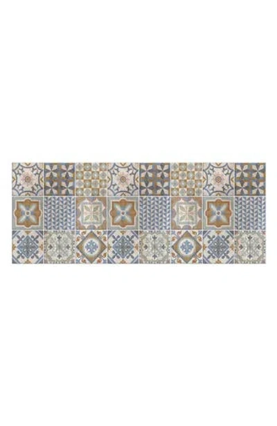 J&v Textiles J And V Textiles 20" X 55" Anti Fatigue Kitchen Mat In Tiles