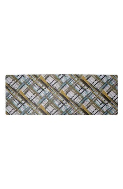 J&v Textiles J And V Textiles 20" X 55" Anti Fatigue Kitchen Mat In Abstract