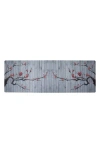 J&v Textiles J And V Textiles 20" X 55" Anti Fatigue Kitchen Mat In Blossom