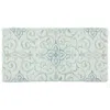 J&v Textiles Oversized 20"x39" Anti-fatigue Embossed Floor Mat (poppy Sketch Tile Blue)