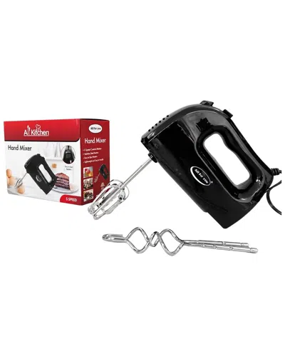 J&v Textiles 250-watt 5 Speed Electric Hand Mixer With Whisk Attachment & Traditional Beaters In Multi