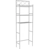 J&v Textiles J And V Textiles 3-shelf Metal Bathroom Organizer In Silver