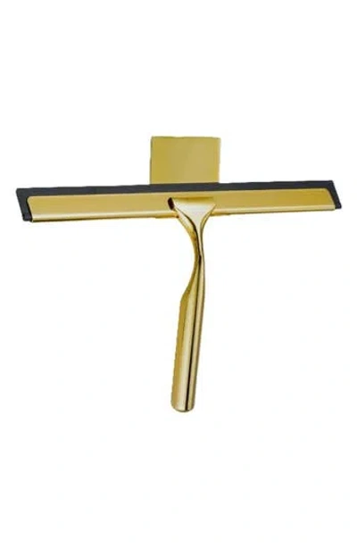 J&v Textiles J And V Textiles 4-pack Shower Squeegees In Gold