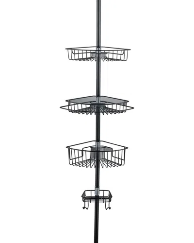 J&V TEXTILES J&V TEXTILES 4-TIER RUSTPROOF SHOWER CADDY CORNER ORGANIZER