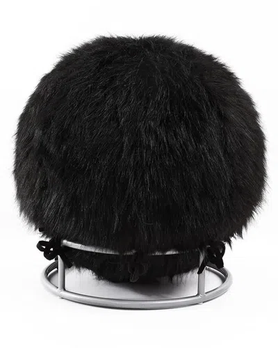 J&v Textiles 65in Posture Fuzzy Exercise Yoga Ball Chair Set In Black