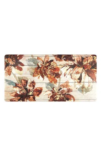 J&v Textiles J And V Textiles Anti Fatigue Kitchen Mat In Floral