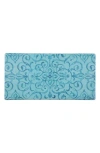 J&v Textiles J And V Textiles Anti Fatigue Kitchen Mat In Rustic Medallion Blues