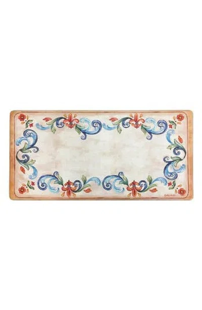 J&v Textiles J And V Textiles Anti Fatigue Kitchen Mat In Tuscan Fleur Multi