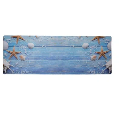 J&v Textiles Anti-fatigue Mat In Brown;white;blue