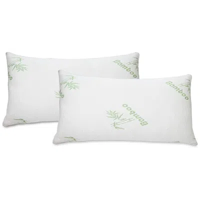 J&v Textiles Bamboo Memory Foam Pillows (1- Or 2-pack)