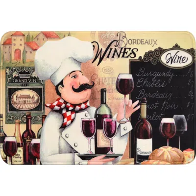 J&v Textiles J & V Textiles Relax Series Series 20"x30" Antifatigue Kitchen Mats (vino Chef)