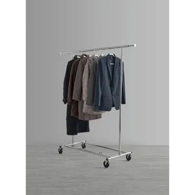 J&v Textiles Commercial Grade Foldable Garment Rack