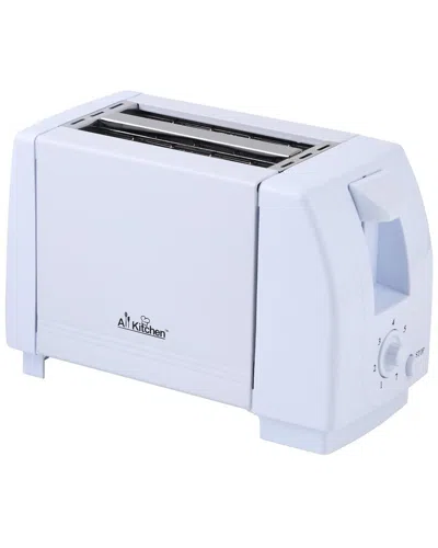 J&v Textiles Cool Touch 2-slice Toaster In White