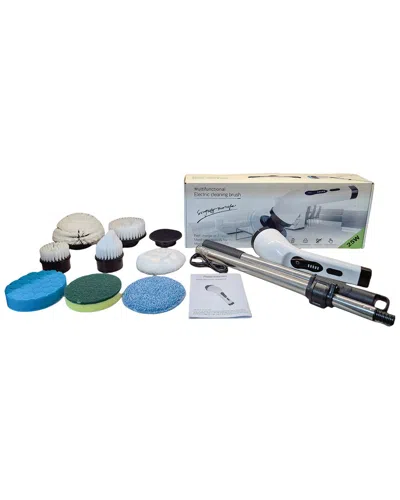 J&v Textiles Cordless Power Shower Scrubber In White