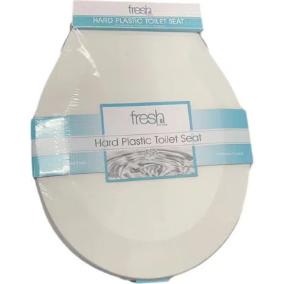 J&v Textiles J And V Textiles Hard Plastic Toilet Seat In White