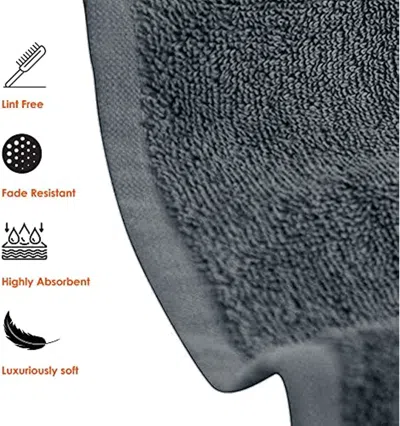 J&v Textiles Hotel & Spa 100% Cotton Bath Towels Set Of 6-27x52 Inch