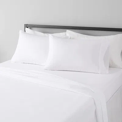 J&v Textiles Milano 1000-thread-count 100% Egyptian-quality Cotton Sheet Set In White