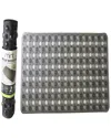J&v Textiles Non Skid Bubble Bath Mat In Gray