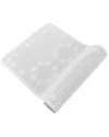 J&v Textiles Non Skid Double Foam Bath Mat In White