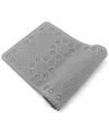 J&v Textiles Non Skid Double Foam Bath Mat In Gray