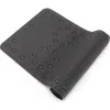 J&v Textiles J And V Textiles Nonskid Double Foam Bath Mat In Black