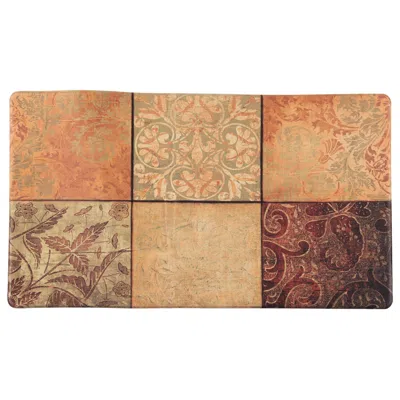 J&v Textiles Oversized 20"x36" Feel At Ease Anti-fatigue Kitchen Mat (napa Fruit Slice)