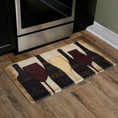 J&v Textiles Oversized 20"x36" Feel At Ease Anti-fatigue Kitchen Mat (bless This Kitchen)