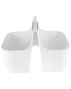 J&v Textiles Portable Shower Caddy In White